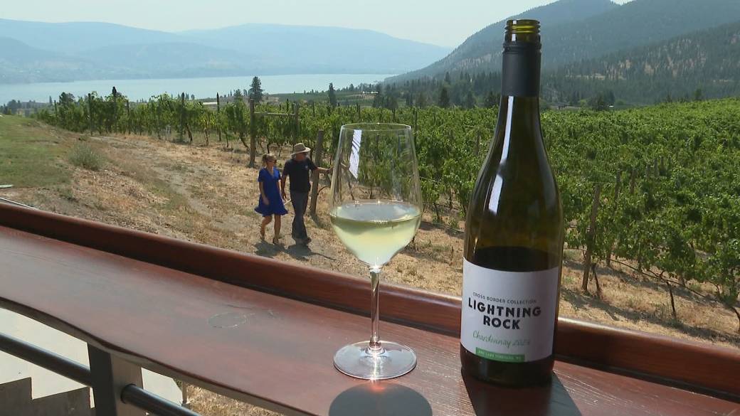 Click to play video: 'Okanagan winemakers celebrate after premiers sign interprovincial alcohol trade agreement'
