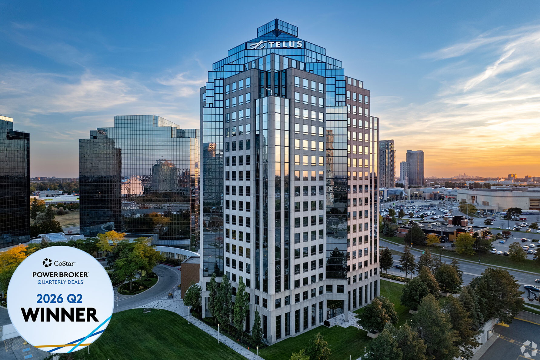 Toyota Canada signed an office lease at Consilium Place in Toronto. (Co Star)