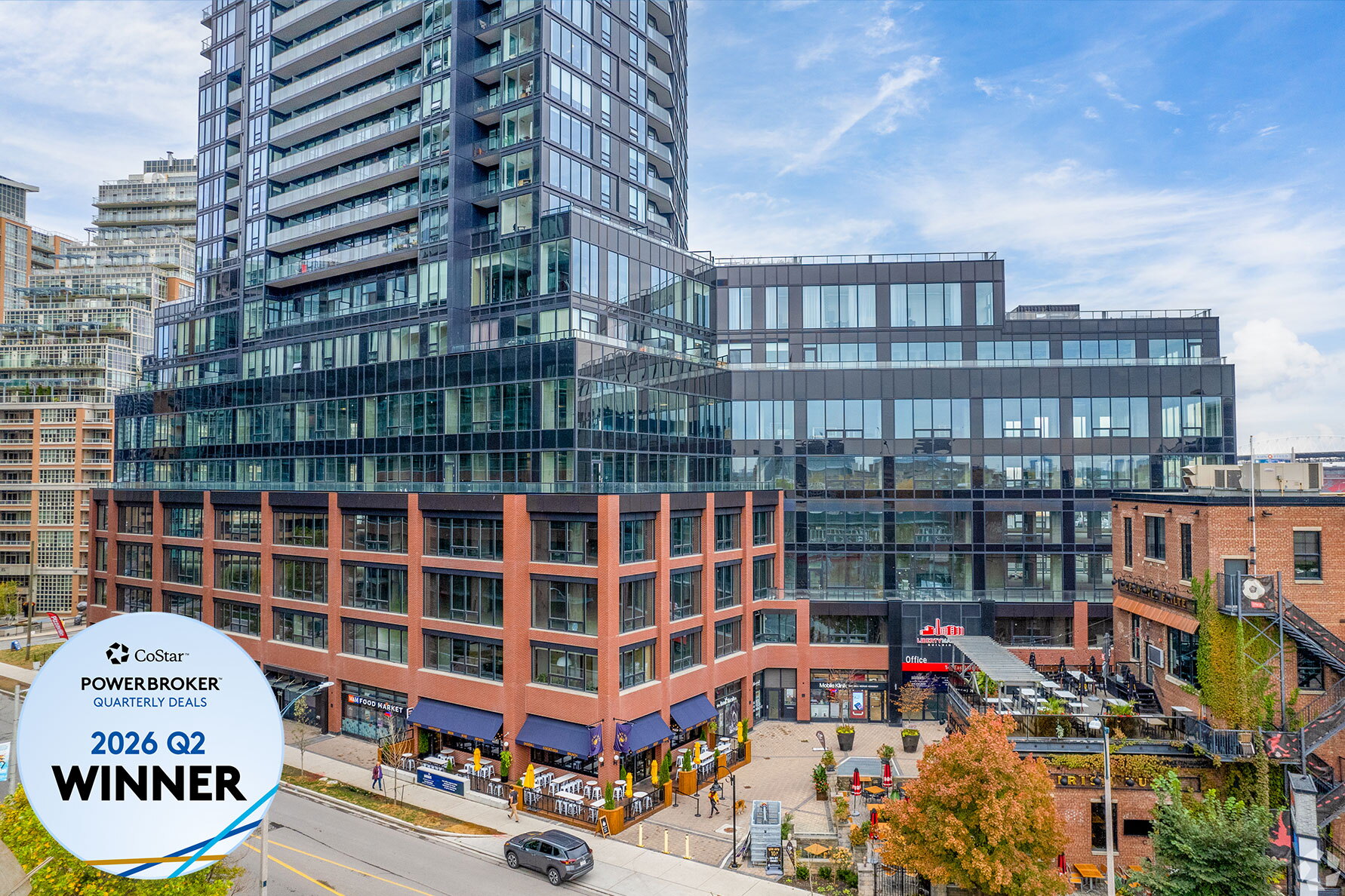 Pure Athletic Club leased space at Liberty Market Tower to establish a flagship health club in Toronto. (Co Star)
