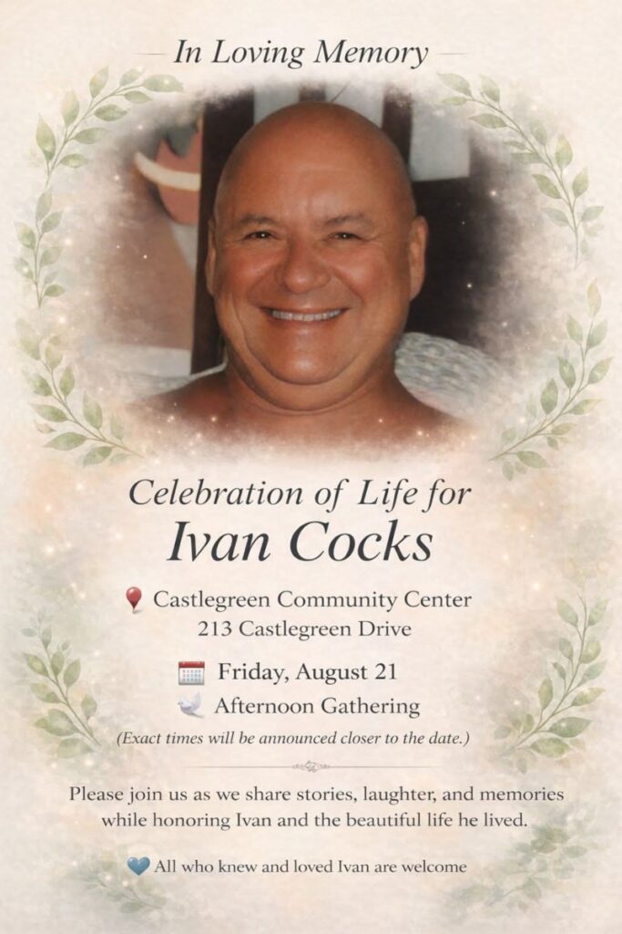 Remembering Ivan Cocks Remembering Ivan Cocks