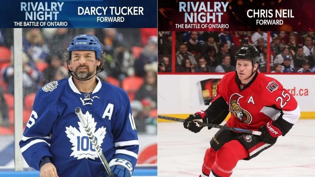 Chris Neil and Darcy Tucker Set for Ontario Rivalry Night in Peterborough