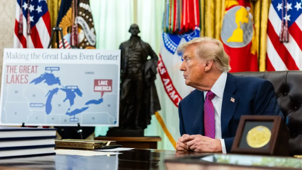 Canada Stands Firm as Trump Renames Lake Ontario Canada Stands Firm as Trump Renames Lake Ontario