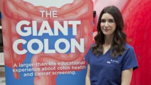 Awareness Through the Giant Colon Exhibit Awareness Through the Giant Colon Exhibit