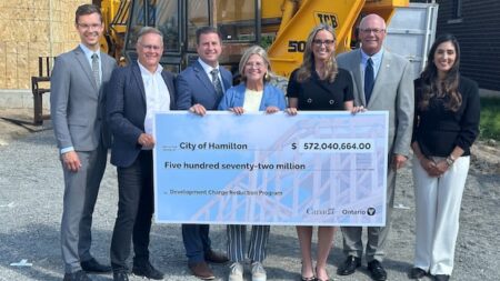 Hamilton Receives 2 Million for Infrastructure Improvements Hamilton Receives 2 Million for Infrastructure Improvements