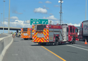Motorcyclist Injured in Mississauga Highway Crash
