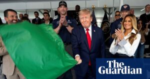 Start your engines! Trump completes fast and furious takeover of Washington with IndyCar race | Donald Trump Start your engines! Trump completes fast and furious takeover of Washington with IndyCar race | Donald Trump