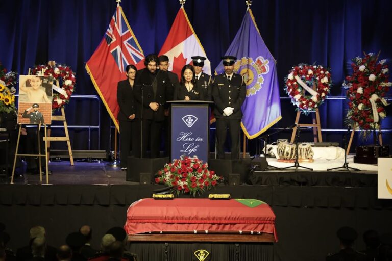 Officer Tarun Bali Honored at Funeral Service - Ontario Chronicle