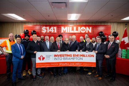 Coca-Cola Canada Bottling to spend 1 million expanding Brampton plant Coca-Cola Canada Bottling to spend 1 million expanding Brampton plant
