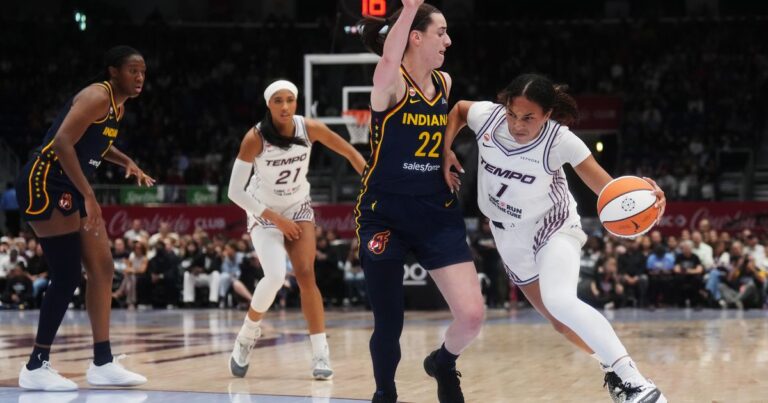 Kelsey Mitchell Celebrated for Breaking WNBA Scoring Record Kelsey Mitchell Celebrated for Breaking WNBA Scoring Record