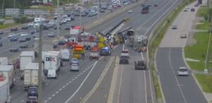 Traffic Delays Due to Vehicle Accident Near Toronto