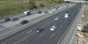 Traffic Incident on Highway 403 in Mississauga