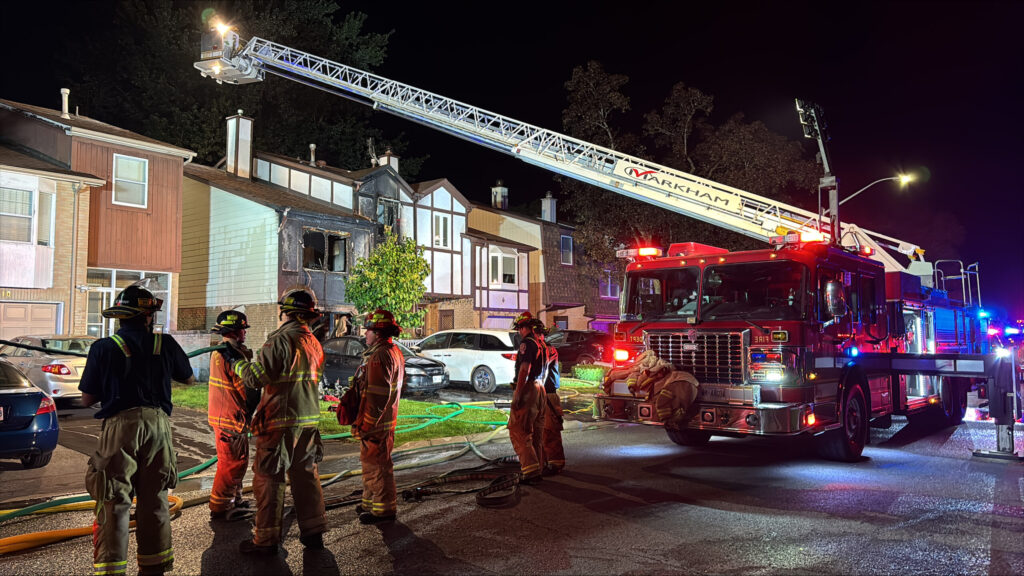 Fire Breaks Out at Markham Home and Vehicle