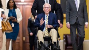 McConnell seen at Senate vote after legthy hospitalization