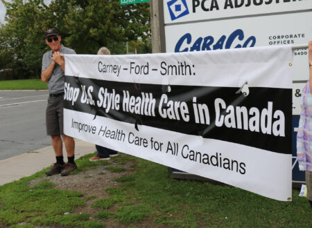 Rally in Kingston Challenges Liberal Health Policies Rally in Kingston Challenges Liberal Health Policies