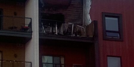 Apartment Fire in Barrie Caused by Propane Blast