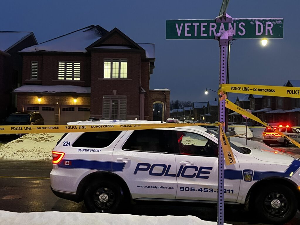 Police Search for Suspect in Brampton Shooting