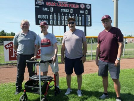 New Scoreboard Unveiled at Tillsonburg Baseball Field