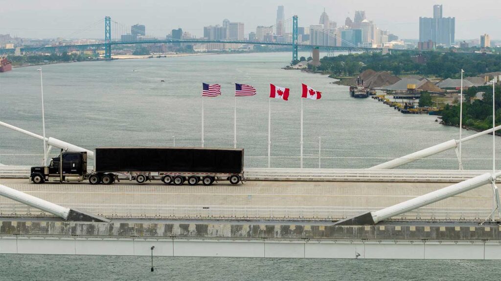 Trade Tensions Rise as U.S. Bans Canadian Imports Trade Tensions Rise as U.S. Bans Canadian Imports