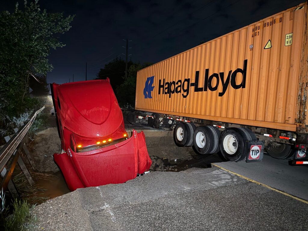 Flooding Wrecks Road in Vaughan After Storms