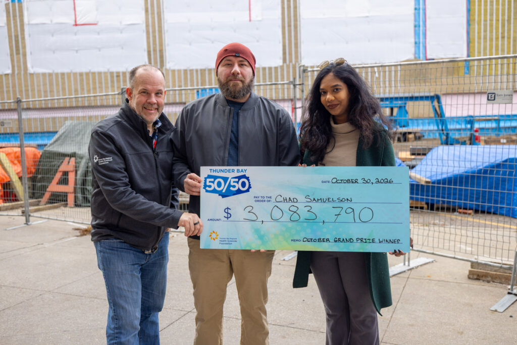 Thunder Bay 50/50 Winner Takes Home Big Prize