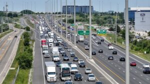 Five Injured in QEW Collision Near Guelph Line