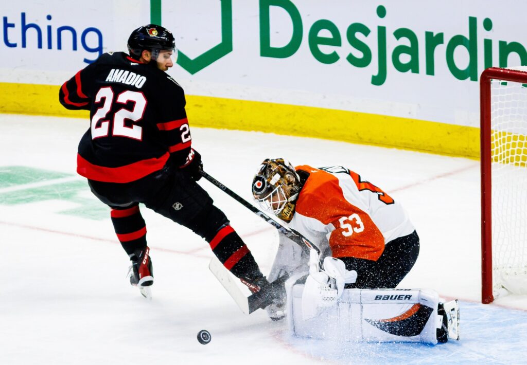 Flyers Struggle Again with Loss to Senators