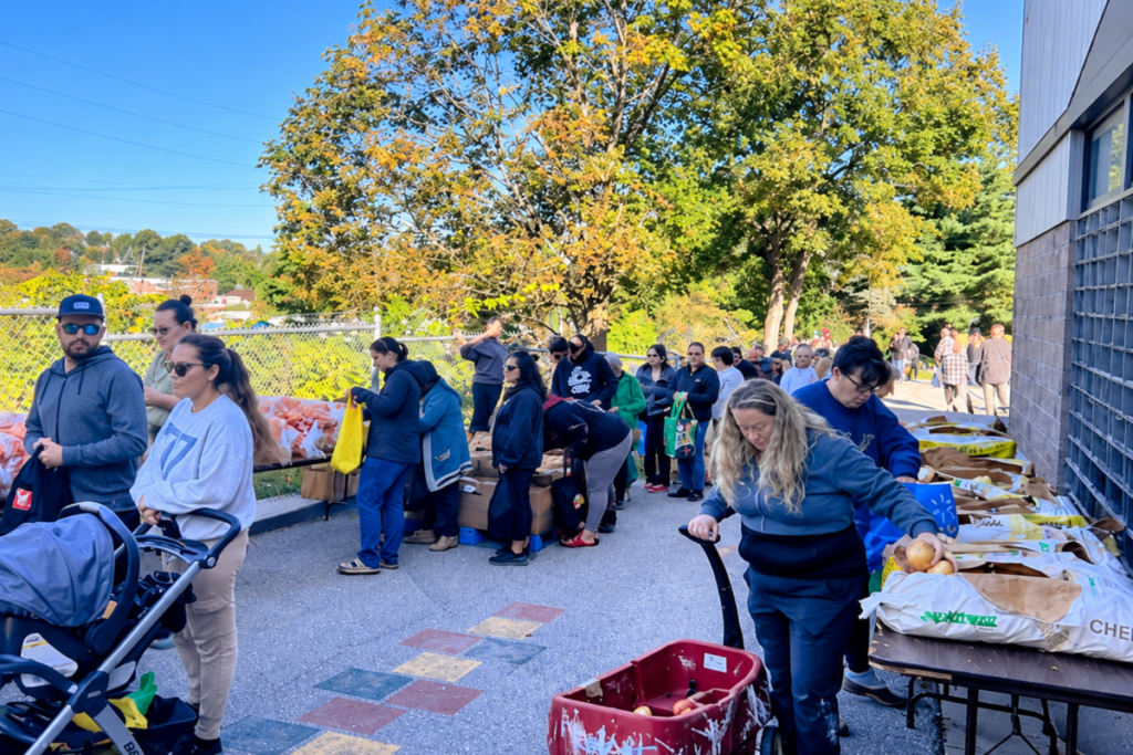 Community Comes Together for Free Produce Event