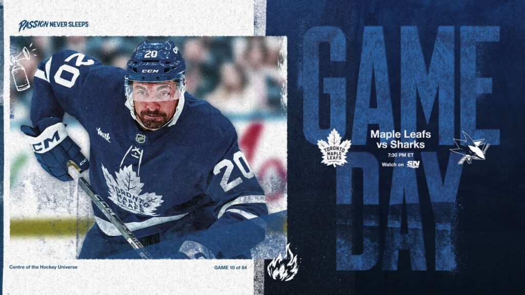 Leafs Face Off Against Sharks Tonight