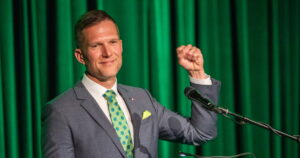 Keanin Loomis Celebrates Victory in Hamilton