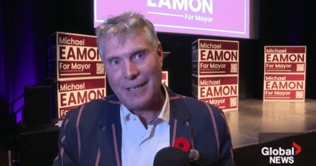 Michael Eamon Wins Mayoral Election in Peterborough