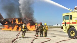 Emergency Training Drill at Oshawa Airport