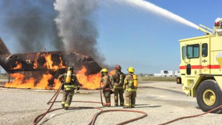 Emergency Training Drill at Oshawa Airport