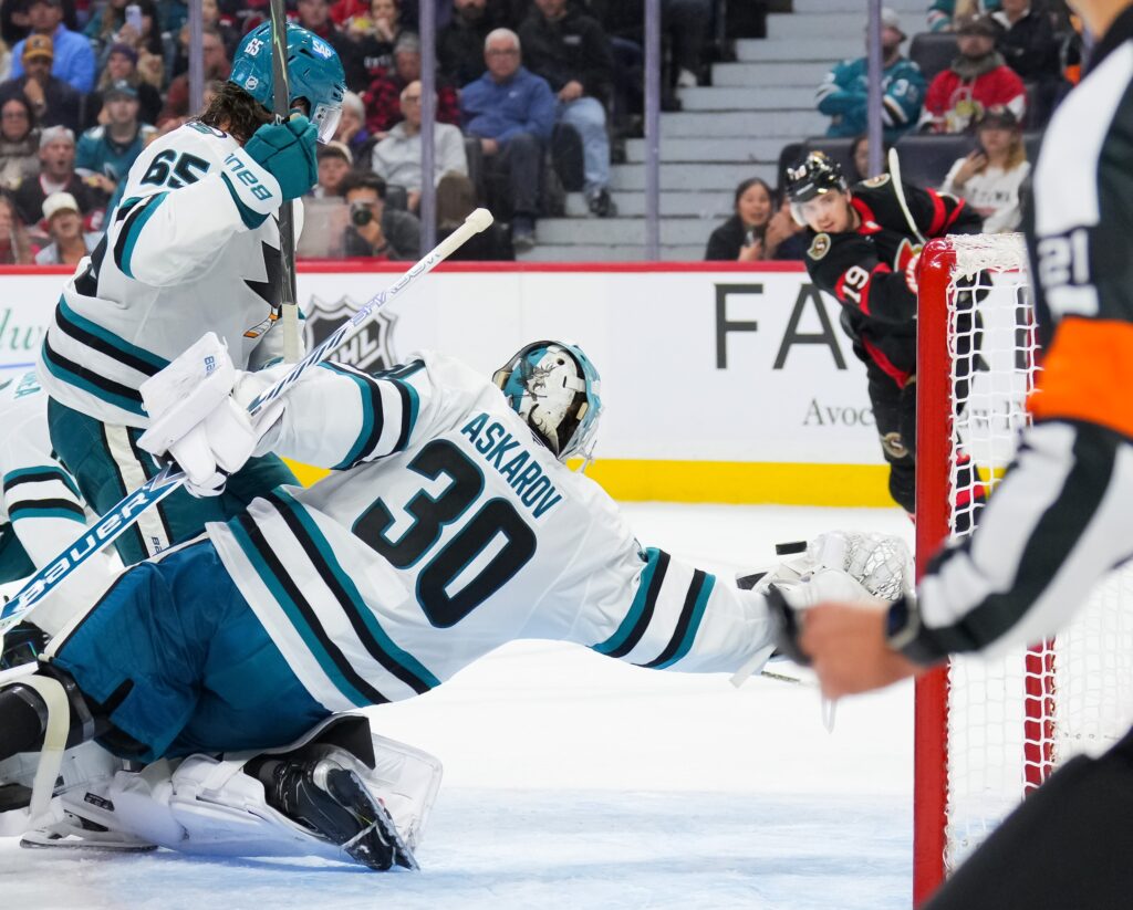 Sharks Triumph Over Senators with Askarov’s Stellar Performance