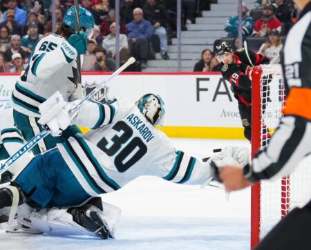 Sharks Triumph Over Senators with Askarov’s Stellar Performance