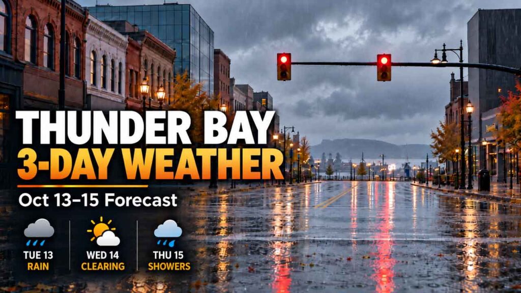 Weather Update for Thunder Bay: October 13–15, 2026