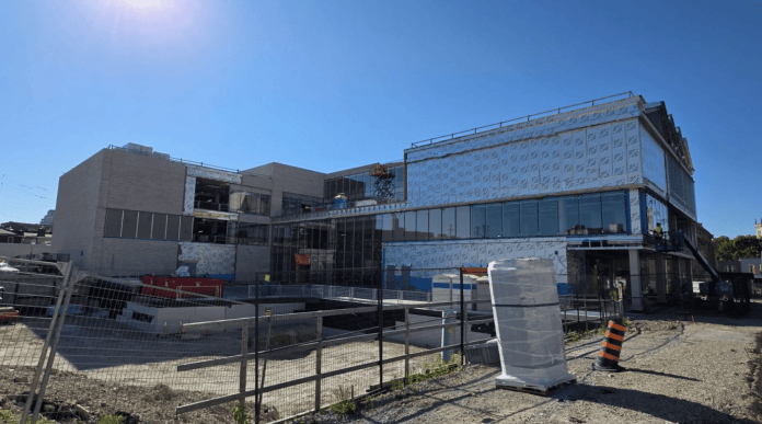 Guelph library construction